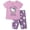 Hello Kitty Mulberry, variant on Hello Kitty Toddler Girls' 2-Piece T-Shirt and Bike Shorts Set Rainbow