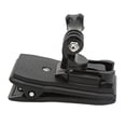 thumbnail image 1 of Action Camera Backpack Clip, Camera Backpack Fixing Clamp Wide Application 360 Degrees Rotating Plastic Quick Release Buckle Wear Resistant  for Skateboarding, 1 of 7