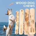 thumbnail image 3 of Natural Wood Dog Chew Toy Durable Safe for All Breeds Promotes Dental Health, 3 of 8