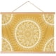 thumbnail image 3 of Tapiz bohemio, mandala hippie, tapiz popular para colgar en la pared, cálida manta de playa naranja dorada, 59 x 51 pulgadas Xemadio CZJJ-ST36, 3 of 7