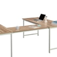 thumbnail image 2 of Sauder Bergen Circle Engineered Wood Desk Connector Bridge in Kiln Acacia/Brown, 2 of 7