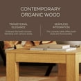 thumbnail image 4 of Open Box Maven Lane Paulo Wooden Coffee Table in Weathered Natural Finish, 4 of 7