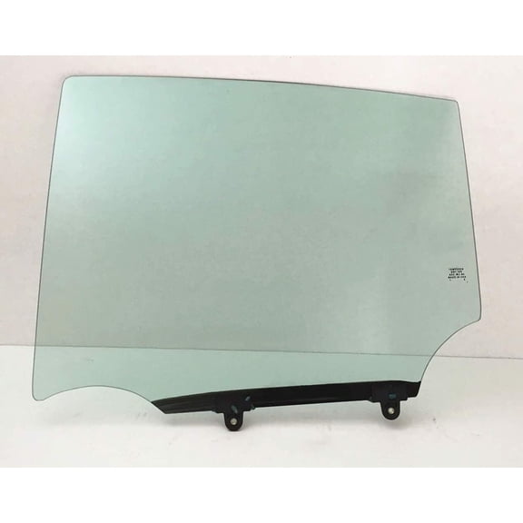 Driver Left Side Rear Door Window Door Glass Compatible with Nissan Versa 4 Door Sedan 2012-2019 Models