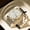 Room Gold - White Noodles, variant on Double calendar waterproof luminous quartz men's watch