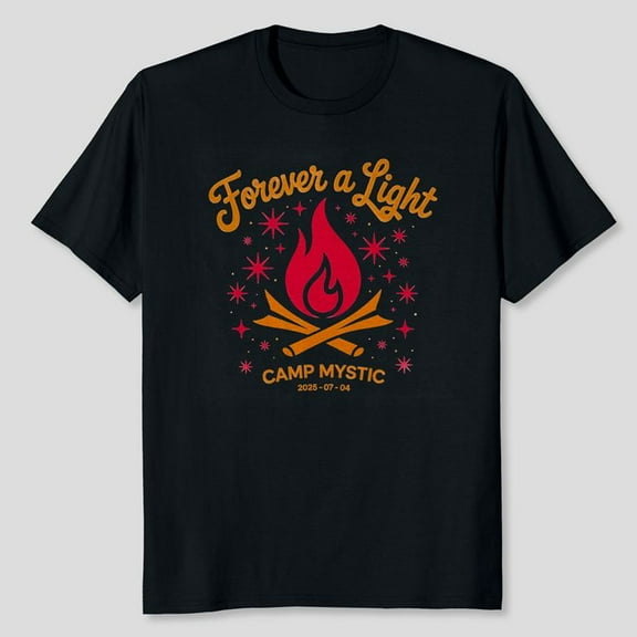 Forever a Light Camp Mystic 2025 For Men Women's T-Shirt, Men's And Women's Graphic Tee 100% Cotton by TBun, Full Sizes S-5XL