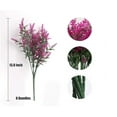 thumbnail image 2 of GRNSHTS 8 Bundles Lavender Artificial Flowers Outdoor UV Resistant Flowers Plastic Fake Flowers Plants for Outside Christmas decoration, 2 of 7