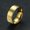 Gold, variant on Unisex Stainless Steel Ring Korean Geometric Ring Simple Band Ring for Women and for Men Smooth Design Unisex Ring