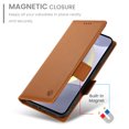 thumbnail image 6 of Allytechgroup Wallet Case for Samsung Galaxy S21 Plus, Premium PU Leather Cards Slots Shockproof Flip Cover Stand Feature Magnetic Closure Retro Business Style Case Cover for Galaxy S21 Plus, Brown, 6 of 6
