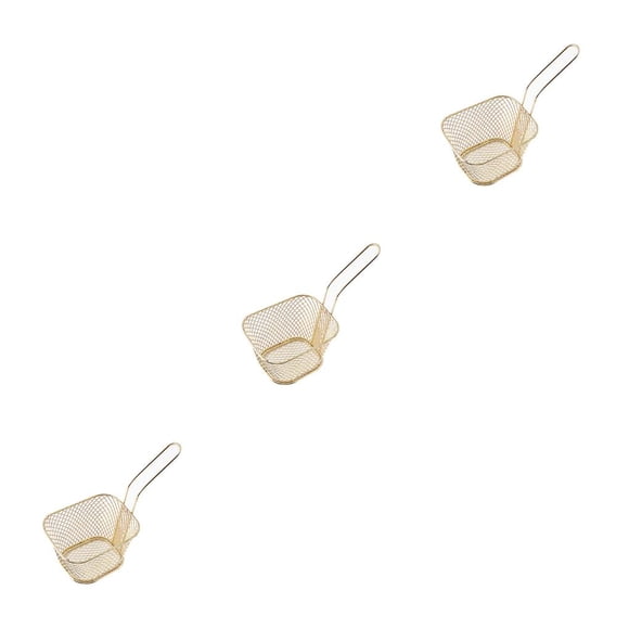 Injueey Cesta para freír, aperitivos, patatas fritas, pollo, colador de Metal, herramienta de cocina, cestas, colador, contenedor de almacenamiento, Type2 NO2 Injueey CBP102734