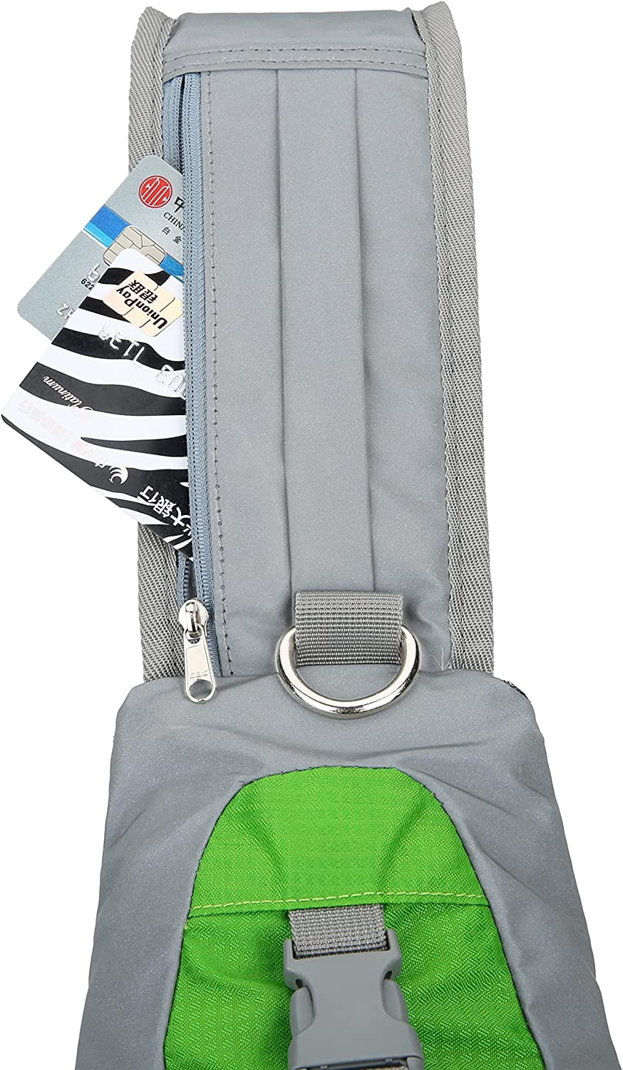 Reflective Green Crossbody Bag Sling bag.  Multipurpose One Shoulder Unisex Green Backpack Riderbag
