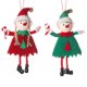 thumbnail image 1 of 2 piezas de adornos navideños, muñeco elfo, colgante para árbol, adorno artesanal, regalo, 1 of 4