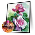 thumbnail image 2 of Cuadros Decorativos Kit 5D de diamantes de imitación DIY serie de flores taladro Likrtyny redondo completo Arte Creativo dibujo de diamantes manualidades accesorios de decoración del hogar, 2 of 8