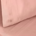 thumbnail image 4 of Superior 1000 Thread Count Egyptian Cotton Pillowcases Soft Breathable Set of 2, Dusted Rose, Standard, 4 of 5