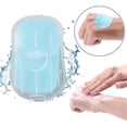 thumbnail image 1 of Jinsinto 50 Disposable Portable Soap Sheets for Hand Washing, 1 of 5