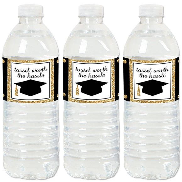 Water Bottle Labels Graduation