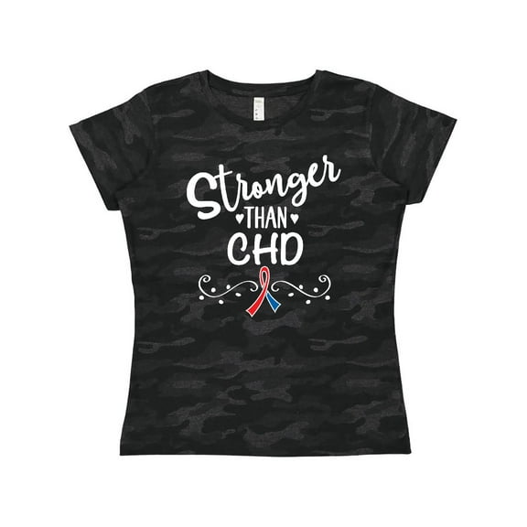 Inktastic CHD Awareness Ribbon Support Women's T-Shirt