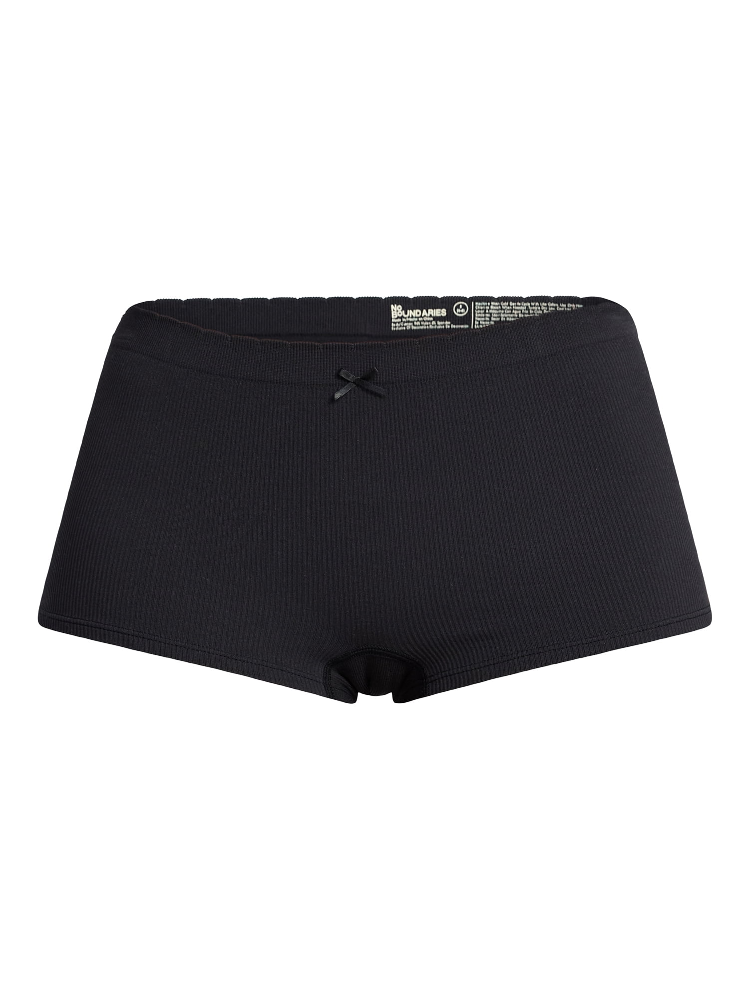 No Boundaries Seamless Boyshort Panties, 3-Pack, Women's XS-XXXL