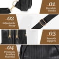 thumbnail image 4 of SUOSDEY Small Sling Bag for Women,Black Crossbody Sling Bag Anti Theft Chest Bag for Shopping Travel, 4 of 8