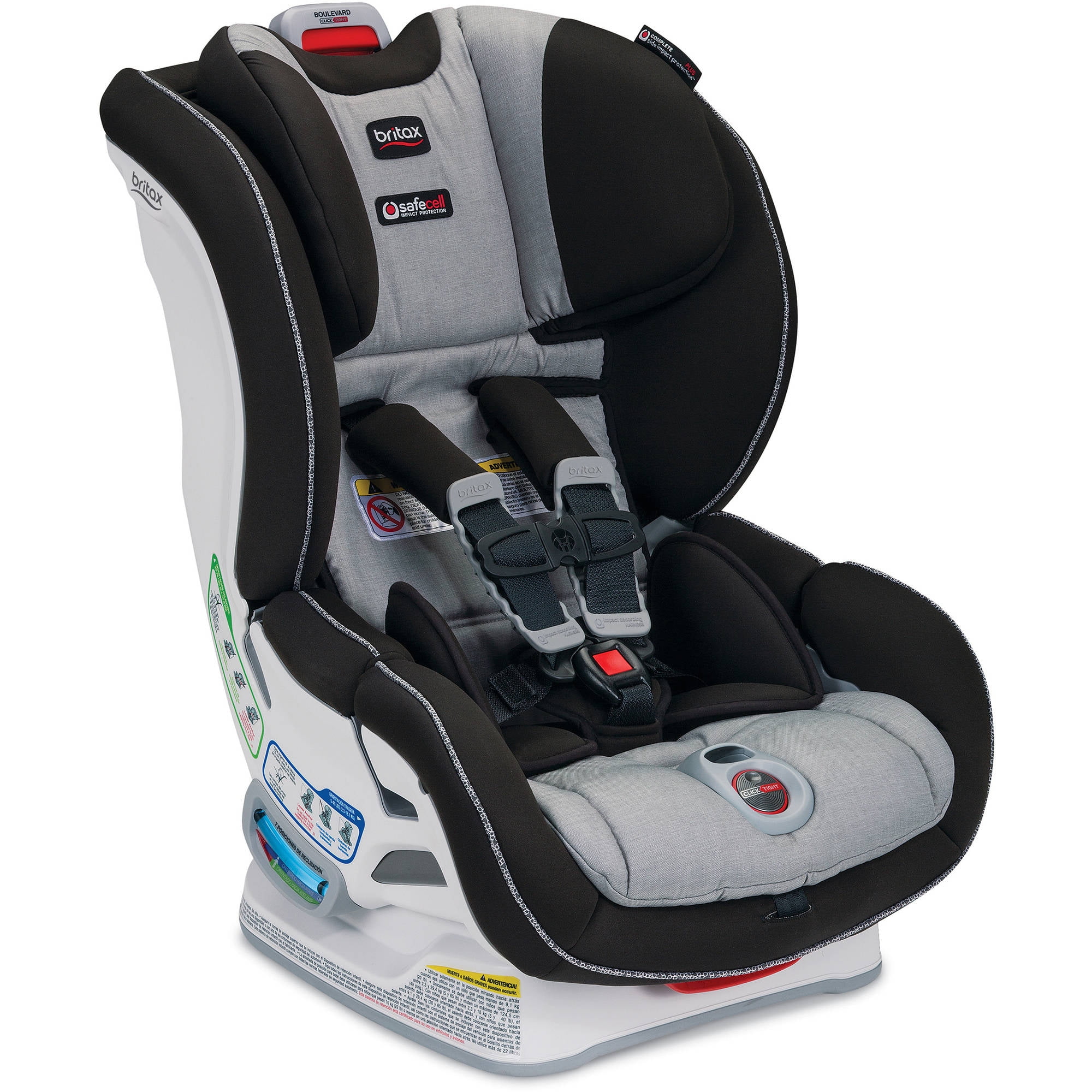 Image result for britax boulevard clicktight light grey