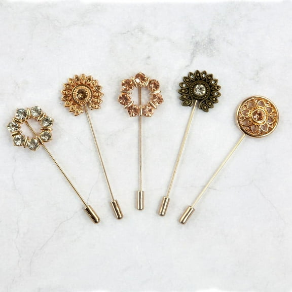 PRIMA MARKETING INC Memory Hardware Antique Metalware-Parisian Hat Pins - 5 pcs UPC 655350994389