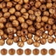 thumbnail image 1 of 200 cuentas de madera de 8 mm, redondas y naturales, pequeñas cuentas de madera de Burlywood, espaciadoras sueltas de madera para manualidades., 1 of 9