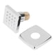 thumbnail image 1 of Top Shower Head Easy Installation G1/2 Spa Experience Shower Spray Head Tetragonum Shape Brass Material For Bathroom Accessories ANGGREK Otros, 1 of 8