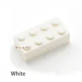 thumbnail image 1 of 200pcs Thick 2x4 DIY Building Blocks Figures Bricks Educational Creative Compatible With 3001 Plastic Toys for Children Choice White 200pcs, 1 of 4