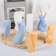 thumbnail image 2 of Acahhotxx Pillar Candle Molds, Irregualr Pillar Candle Mold Silicone Mold Non-stick Easy to De-mold for Making Candle Soap Plasters Fondant Decorations - Lz474, 2 of 3