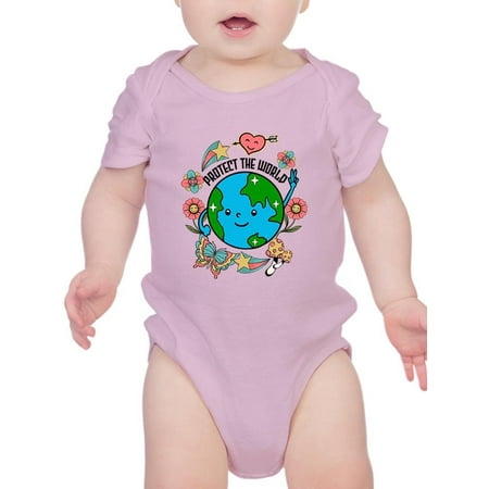 

Protect The World Quote Bodysuit Infant -Image by Shutterstock 6 Months