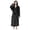 Black_#01, variant on Sewkxo Mens Robes with Hood Flannel Fleece Bathrobe Full Length Plush Robe Coat Soft Warm Fleece Shower Spa Long Robe,Purple XL
