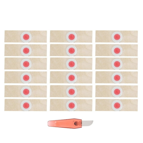 Tampons pour enlever les cors des pieds, tampons pour enlever les callosités des orteils, autocollants, ensemble de couteaux pour enlever les cors