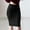 Black, variant on KIHOUT Clearance Womens Skirts And Dresses Full Length Suede Skirt With Solid Split Deerskin Velvet Skirt With High Waist And Buttocks