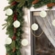 thumbnail image 5 of Puntoco piezas de bolas navideñas de terciopelo flocadas, adornos de bolas de plástico para árbol de Navidad, adornos colgantes decorativos para árbol de Navidad de 2,4 pulgadas, 5 of 6