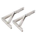 thumbnail image 4 of Folding Shelf Brackets, L Brackets Durable With 2pcs For Most People For Boats Yachts, Front Desks, 4 of 8