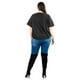 thumbnail image 3 of Blusa escote drapeado Roman Fashion Talla Extra 228 Negro 38, 3 of 6