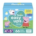 thumbnail image 2 of Pampers Easy Ups Training Underwear Peppa Pig Prints Size 6 4T-5T 66 Count, 2 of 15