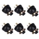 thumbnail image 3 of Enchufe convertidor, 6 piezas 3 pines convertidor Pin enchufe de alimentación enchufe generador diseño elevado, 3 of 14