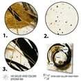 thumbnail image 3 of Designart "Black And Gold The Art Of Chaos IV" Abstract Painting Wall Art For Bathroom, 3 of 5