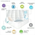 thumbnail image 4 of Comfort Classics All Natural Cotton Percale Quilted Mattress Pad, Full, 4 of 6