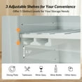 thumbnail image 5 of 58" 2 Drawer Buffet Sideboard 4 Doors Storge Accent Cabinet with Adjustable Shelves White, 5 of 8