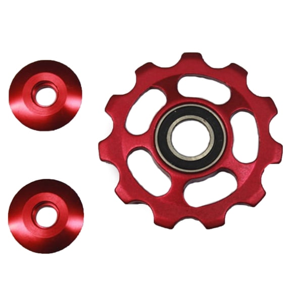 Naierhg MTB Bicycle Bike Rear Derailleur 11T Guide Wheel Idler Pulley Riding Accessories