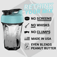 thumbnail image 2 of Helimix Vortex 20 oz Blender Bottle with Stay-Open Flip Top, 2 of 10