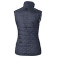 thumbnail image 3 of Women's Cutter & Buck Heather Navy Milwaukee Brewers Rainier PrimaLoft Eco Full-Zip Puffer Vest, 3 of 3