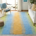 thumbnail image 4 of SAFAVIEH Montauk Tiana Abstract Cotton Area Rug, Green/Gold, 6' x 6' Round, 4 of 5