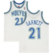 Kevin Garnett Minnesota Timberwolves Autographed White 1995 Mitchell & Ness Swingman Jersey - Fanatics Authentic Certified