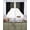 Black Beige, variant on Yellow Beige Striped Swag Curtains for Living Room/Bedroom Windows, Modern Farmhouse Retro Lines Kitchen Curtains and Valances Set 36 Inch Length, Light Filtering Swags Valance Curtain Panels