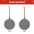 thumbnail image 2 of KLL Bowling Pins Pattern Acrylic Christmas Ornaments,1 PCS Xmas Tree Decor with Ribbon 3" Christmas Décor Christmas Pendant for Hanging on Tree & Party Favors-Round Shape, 2 of 7