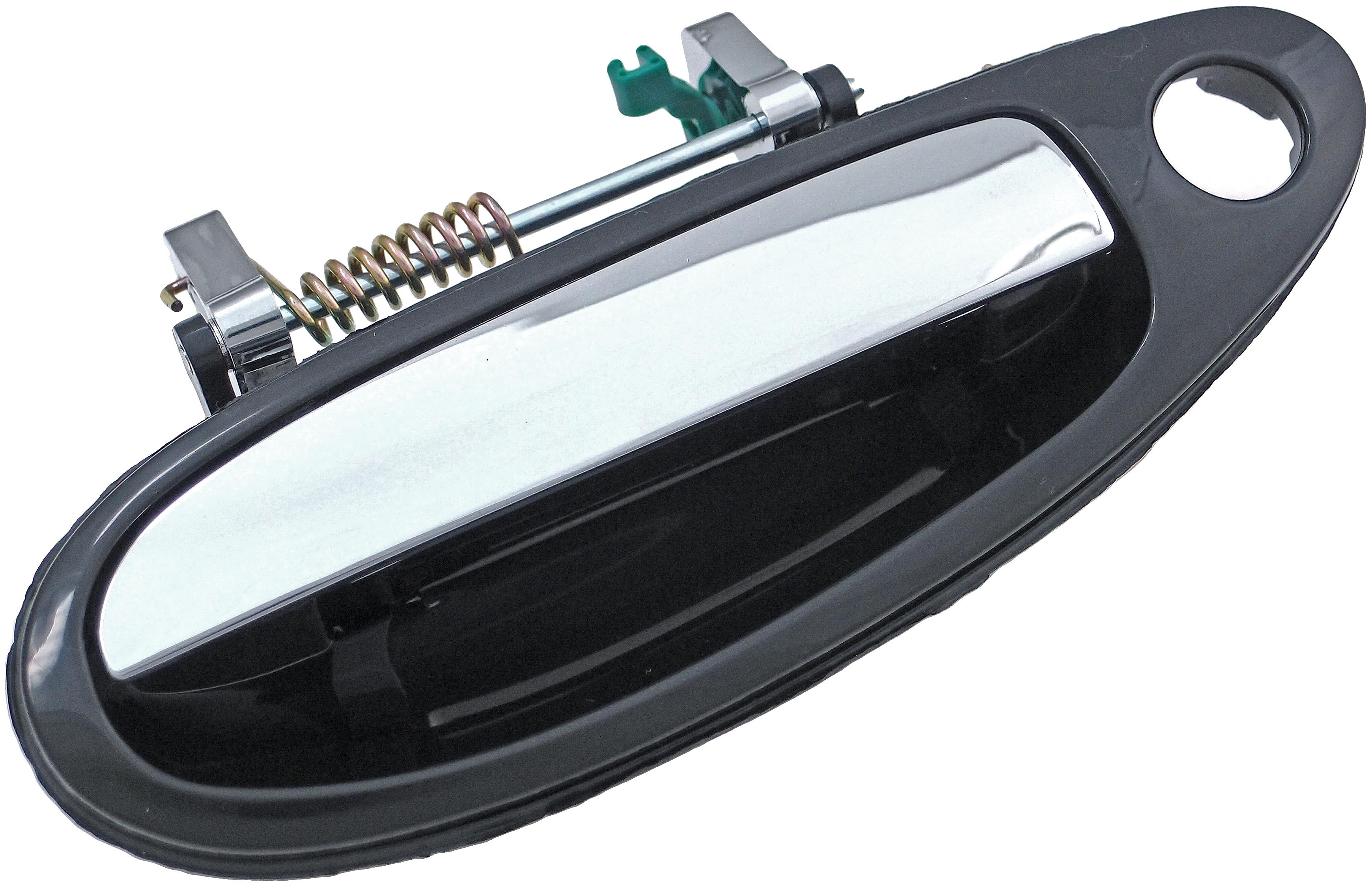 Dorman 83505 Front Driver Side Exterior Door Handle for Specific Infiniti / Nissan Models, Chrome Lever and Black Housing