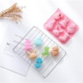 thumbnail image 3 of Ounissouiy Molde de silicona de Navidad, molde de Chocolate de muñeco de nieve multiusos, bandeja de Pan de Navidad, panadería, cocina, Herramientas y accesorios para hornear Rosado, 3 of 6