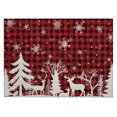 thumbnail image 2 of Addison Rugs Chantille Indoor/Outdoor Transitional Holiday Red Machine Washable Rectangle Rug, 1'8" x 2'6", 2 of 7